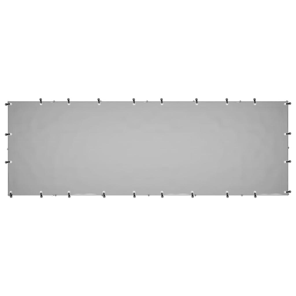 Chenil extérieur cage enclos parc animaux chien argenté 330 x 110 x 110 cm acier 02_0000270 - Helloshop26