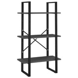 Étagère de rangement 60 x 30 x 105 cm aggloméré gris 02_0000629