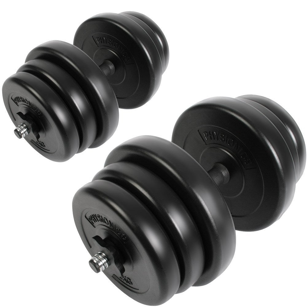 Kit haltères musculation 2 en 1 avec disques poids ajustable 30 kg poignée  confortable pour fitness musculation formation noir 20_0000556 au meilleur  prix