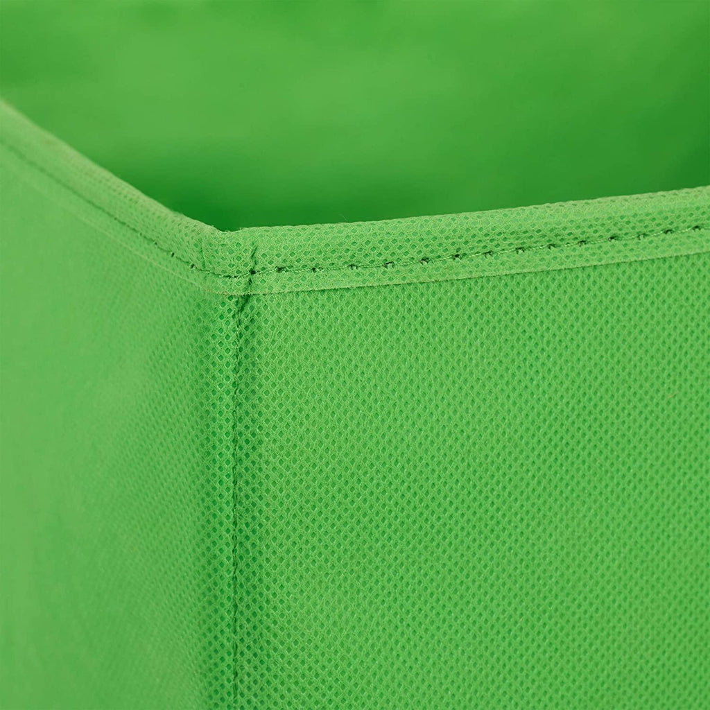 Boîte de rangement en tissu en lot de 2 vert 13_0000486 - Helloshop26