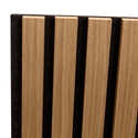 Lot De 12 Panneaux Acoustiques Vicco - Dimensions : 120 X 40 X 1.8 Cm Chacun - Matériau : MDF - Couleur Marron/grège - Pour Améliorer L'isolation Sonore D'une Pièce - 9