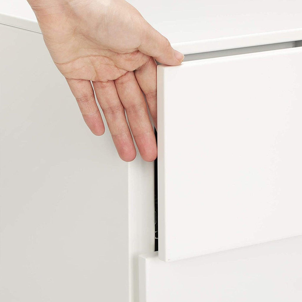 Caisson de bureau metal verrouillable avec 3 tiroirs rangement de documents papeterie préassemblé pour bureau bureau à domicile 39 x 45 x 55 cm (l x l x h) blanc ofc63wt 12_0001481 - Helloshop26