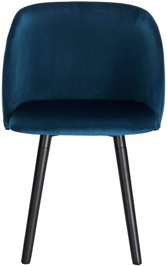 Chaise de salle à manger avec accoudoirs en velours bleu 19_0000024 - Helloshop26