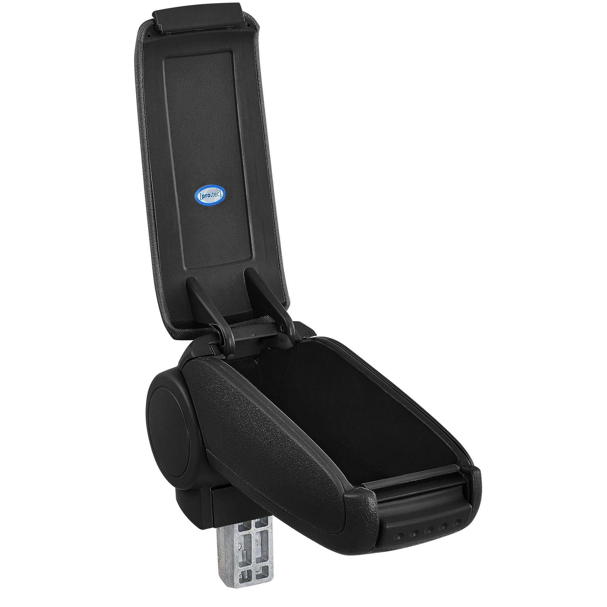 KAERGA - Accoudoirs de voiture pour console centrale Opel Adam - Double espace de rangement avec porte-gobelet - Montage facile - Cuir confortable et résistant - Noir (ligne noire KAERGA - Accoudoirs de voiture pour console centrale Opel Adam - Double espace de rangement avec porte-gobelet - Montage facile - Cuir confortable et résistant - Noir (ligne noire