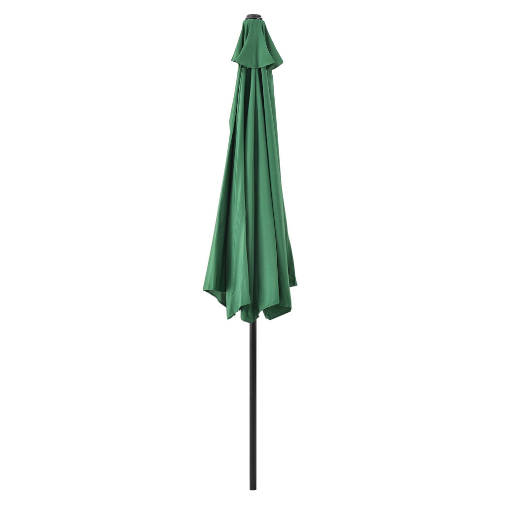 Demi parasol sur terrasse sur balcon polyester 300 cm vert 03_0001612 - Helloshop26