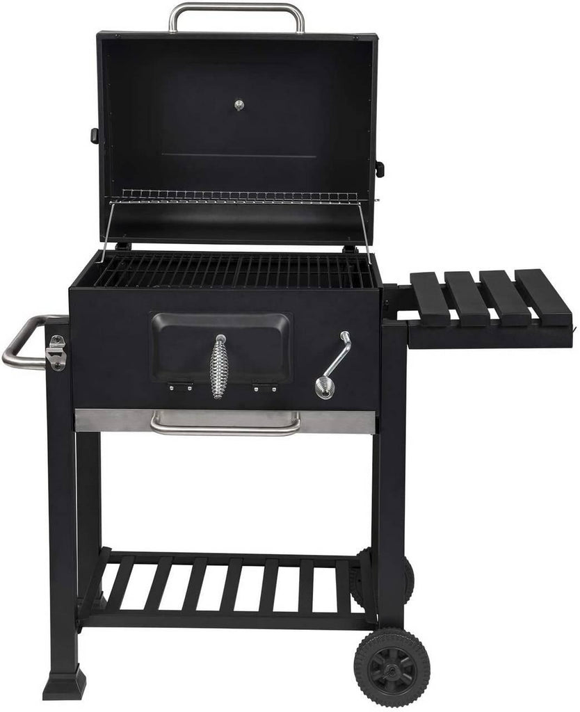 Barbecue à charbon avec couvercle barbecue pour les fêtes noir 19_0000938 - Helloshop26