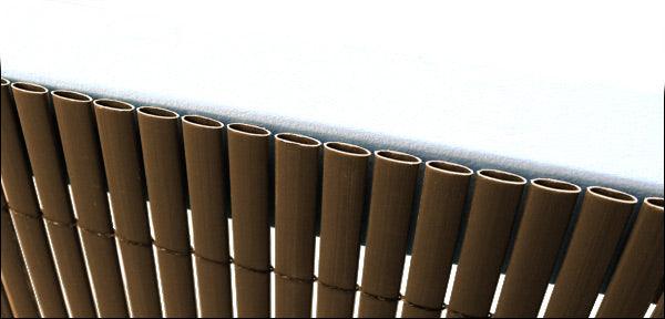Clôture brise vue brise vent PVC 150 x 300 cm brun 03_0001463 - Helloshop26