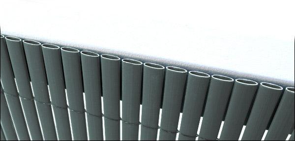 Clôture brise vue brise vente PVC 90 x 300 cm gris 03_0001468 - Helloshop26