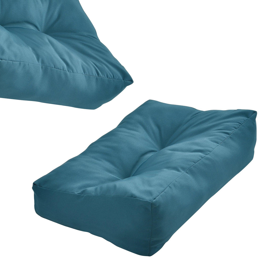 Coussin de dossier pour canapé d'euro palette rembourrage meuble turquoise 03_0000151 - Helloshop26