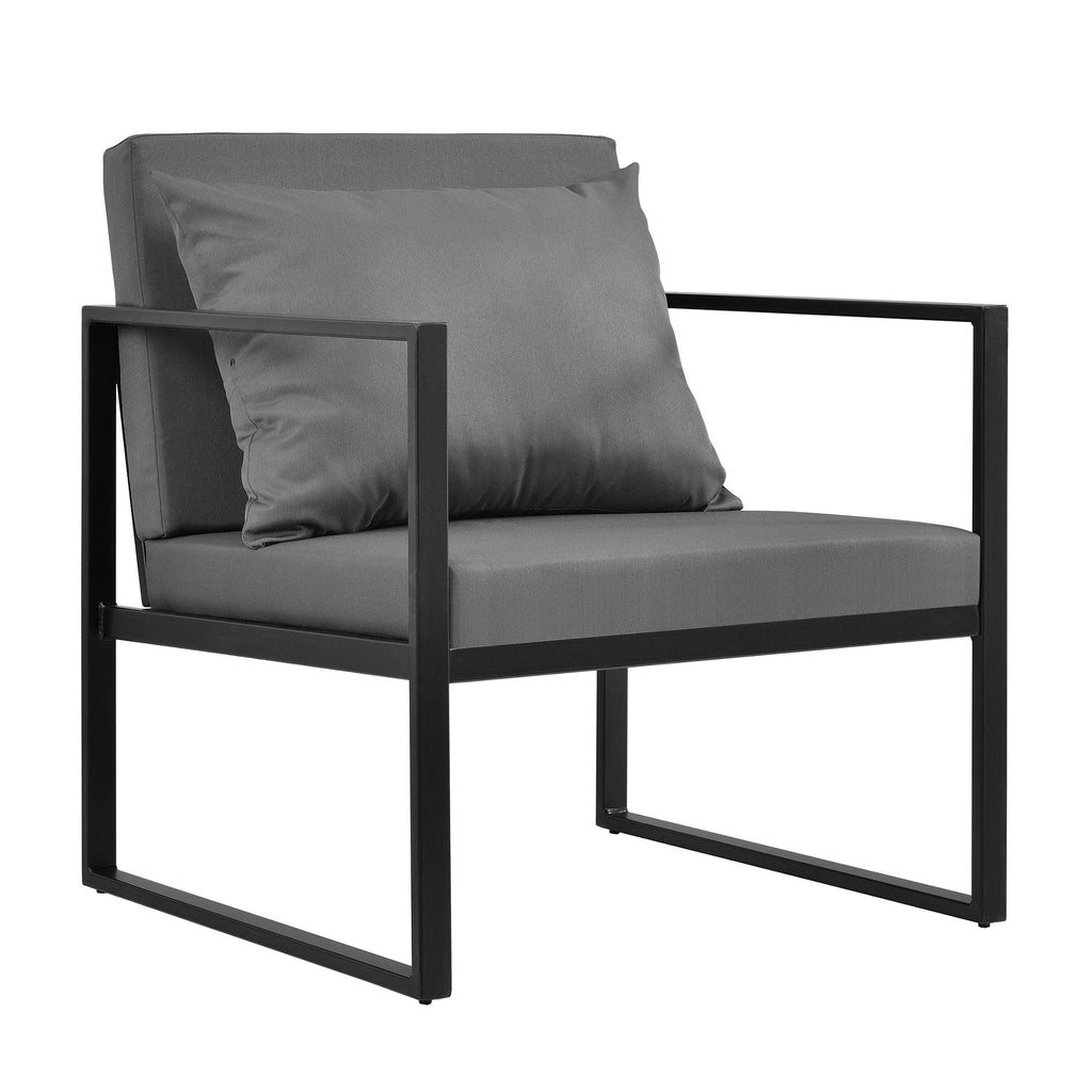 2 x chaises extérieures robustes avec coussins confortables noir 70 x 60 x 60 cm 03_0000173 - Helloshop26
