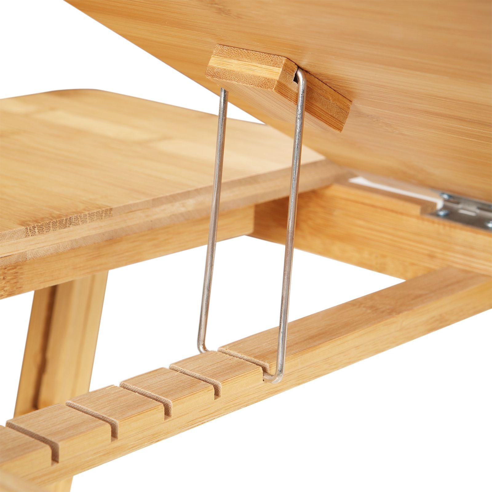 Table de lit pliable en bambou table pour ordinateur portable hauteur –  Helloshop26