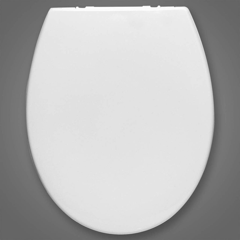 Couvercle de WC famille avec siège d'enfant abattant WC en plastique avec abaissement automatique blanc 19_0000682 - Helloshop26