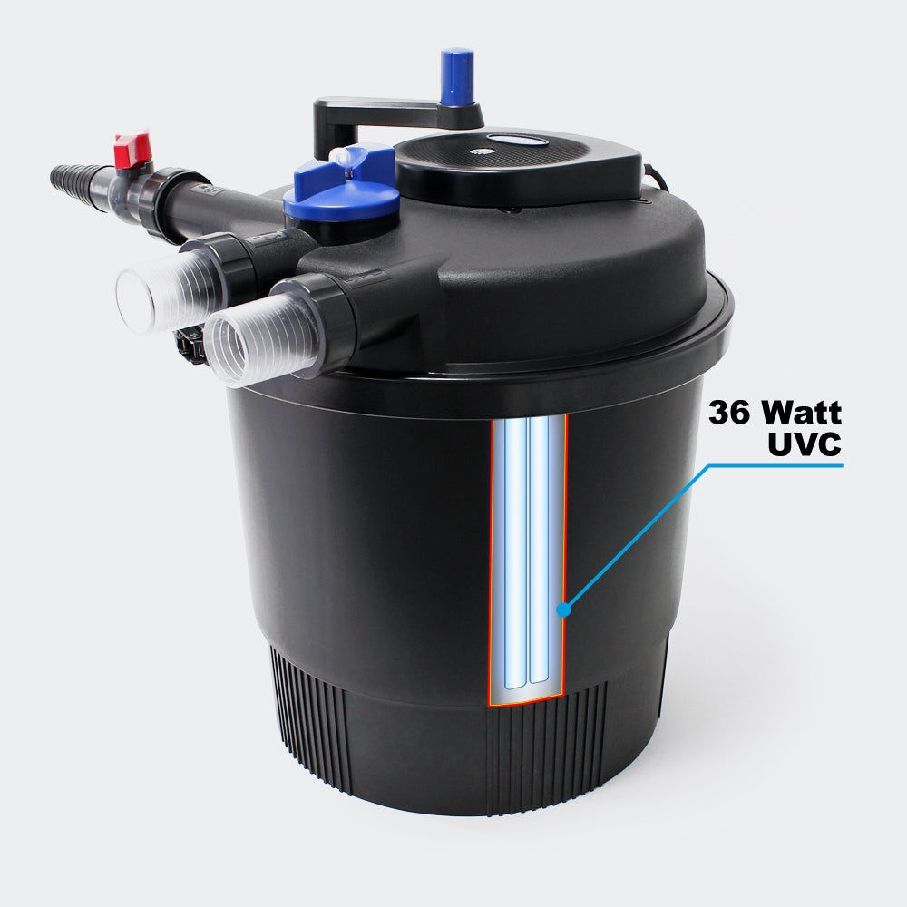 SunSun CPF-20000 Filtre de bassin à pression UVC 36W jusqu'à 40000l