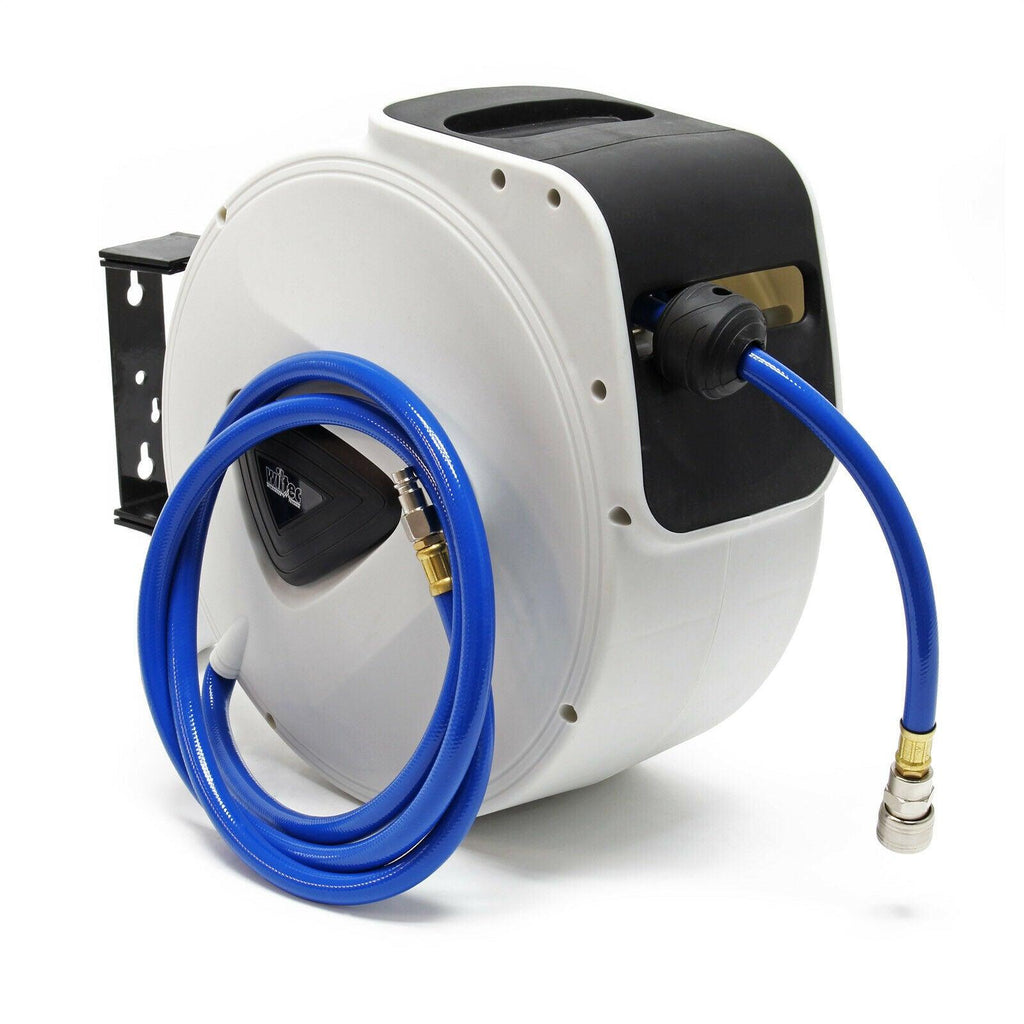 Dévidoir de tuyau à air comprimé 15 m automatique enrouleur pneumatique 16_0002309 - Helloshop26