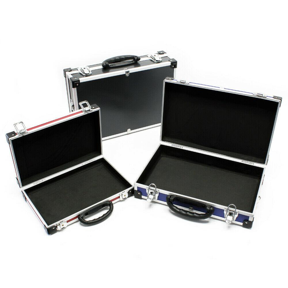 Alu lot valises caisse alu valise alu boite à outils 3 valises noir bleu rouge 16_0002514 - Helloshop26