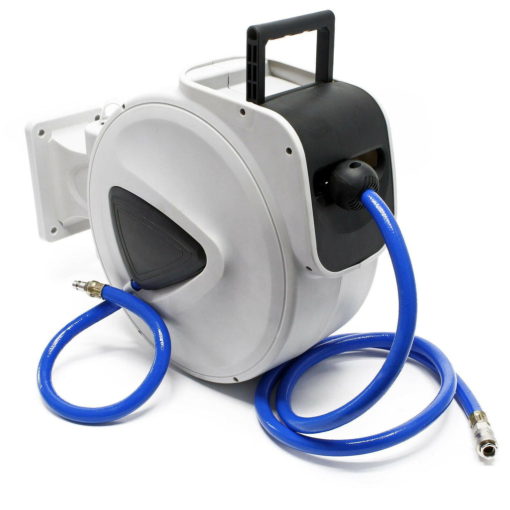 Dévidoir de tuyau à air comprimé 20m automatique enrouleur pneumatique 16_0002310 - Helloshop26