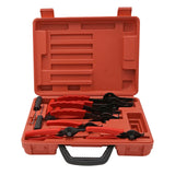 Lot pince pour circlips extérieur intérieur set 11 pièces becs coudés et droits 16_0002761