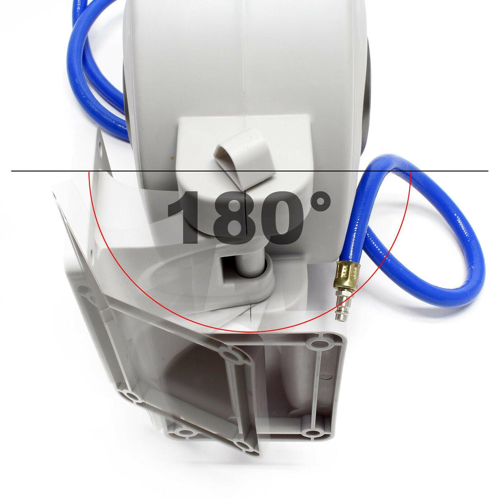 Dévidoir de tuyau à air comprimé 20m automatique enrouleur pneumatique 16_0002310 - Helloshop26