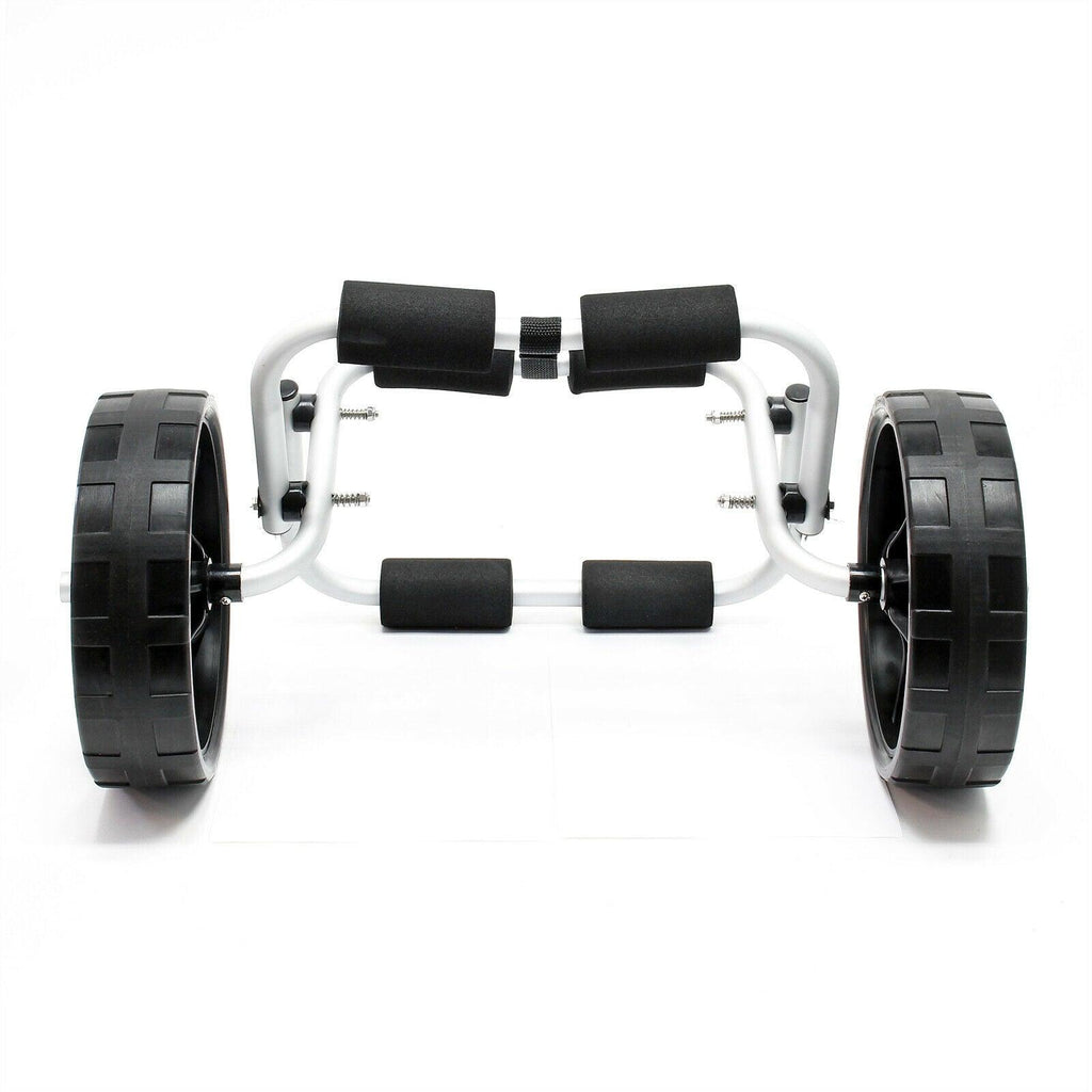 Chariot aluminium pliable 45 kg roue lampe pu sangle fixation en nylon 16_0002562 - Helloshop26
