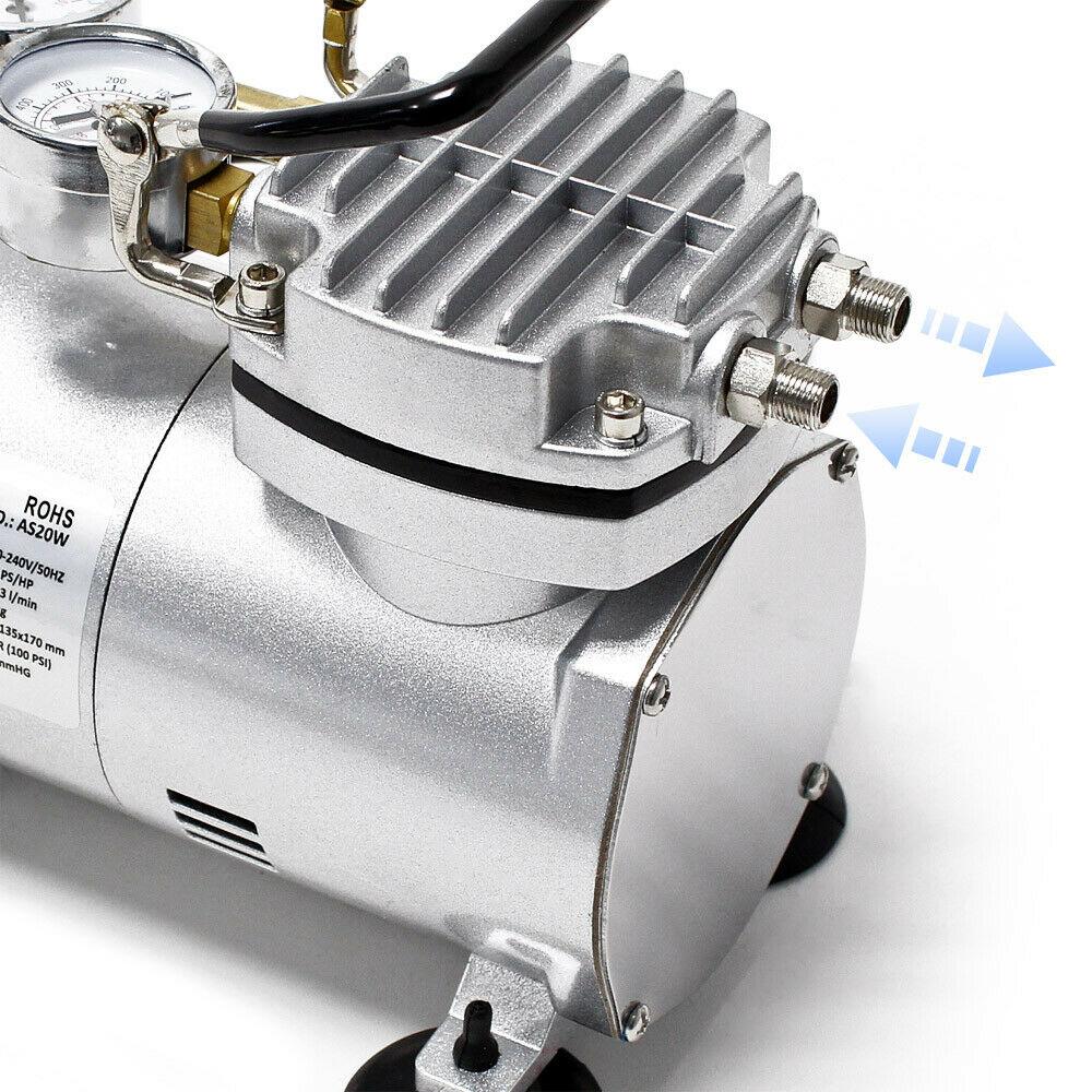 Compresseur aérographe as20 watts avec pompe à vide en un seul appareil 16_0001733 - Helloshop26