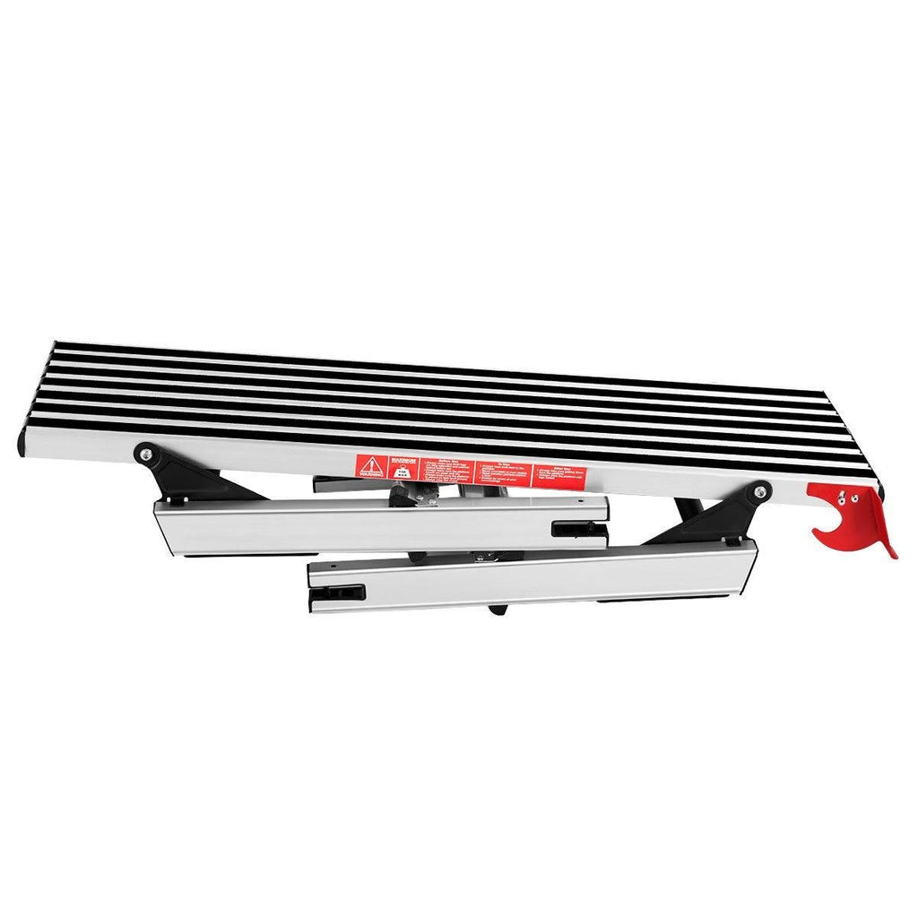 Escabeau plateforme pliant capacité de 150 kg en aluminium 20_0000589 - Helloshop26